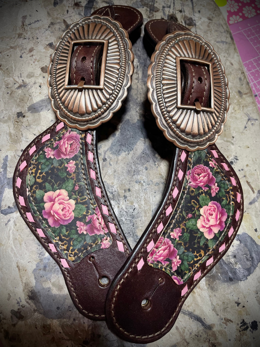 Floral spur straps
