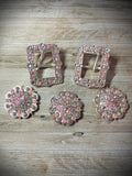 “Pink Ice” Bling Bridle Set