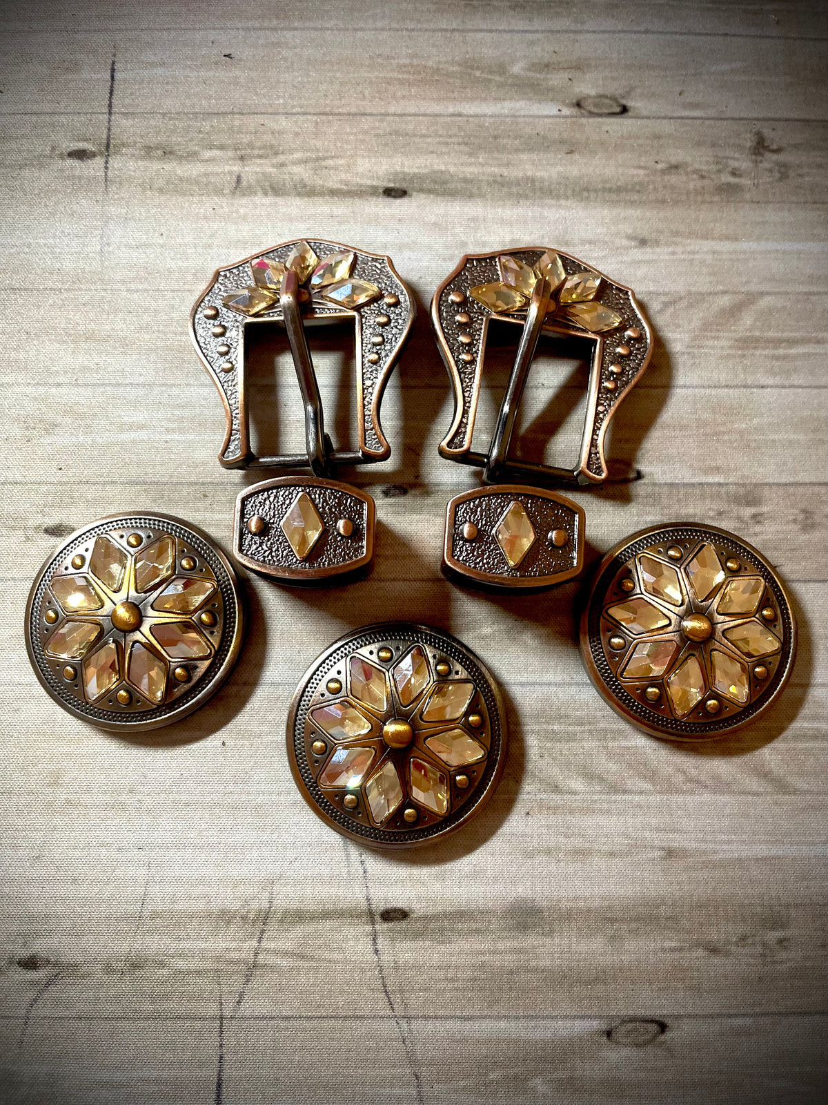 Custom Bling Concho Set
