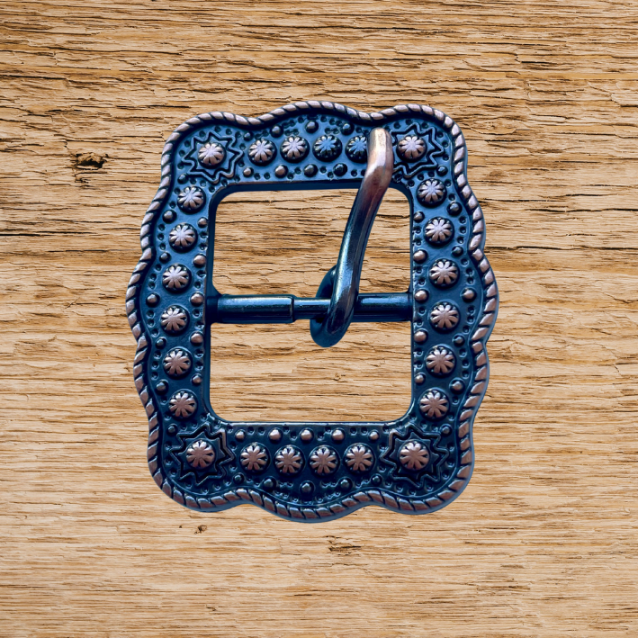Antique Bronze Berry Cart Buckle 19mm