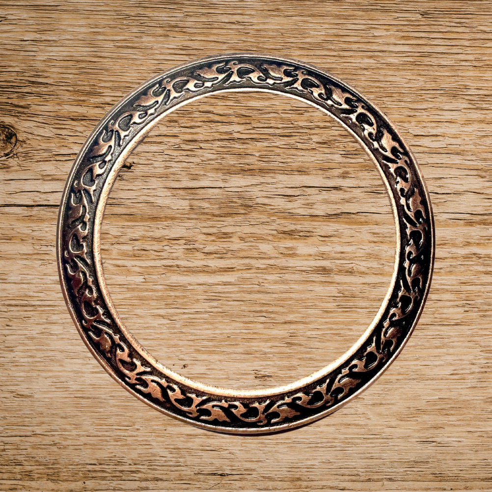 Breast Collar Centre Ring Antique Bronze 70mm