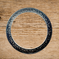 Breast Collar Centre Ring Antique Silver 70mm