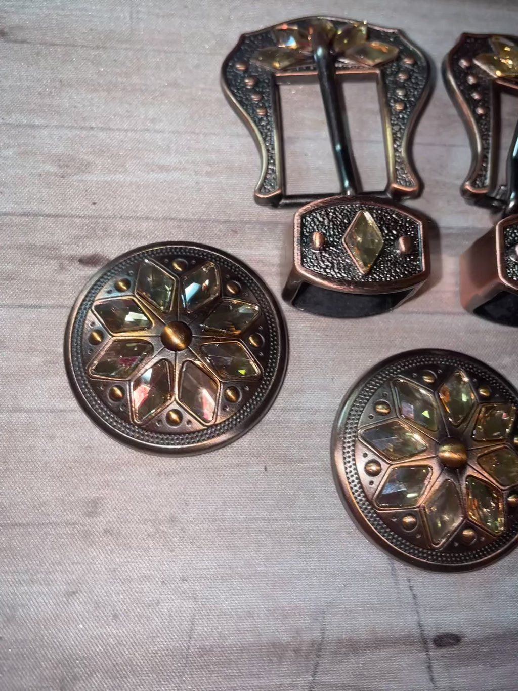 Custom Bling Concho Set